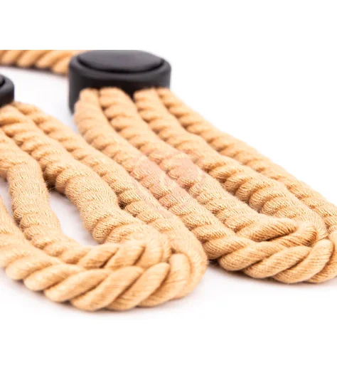 Верёвочные наручники Handcuffs Rope бежевые фото 7