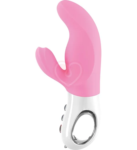 Вибратор со стимулятором клитора и точки G Fun Factory MiSS Bi нежно-розовый фото 2