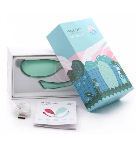 Виброяйцо Magic Fugu зелёный фото 2