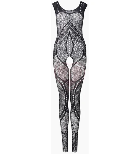 Боди-комбинезон с открытым доступом Чёрная геометрия Impulse фото 6