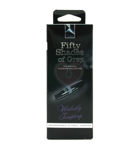 Мини вибратор '50 оттенков серого' Wickedly Tempting чёрный фото 5
