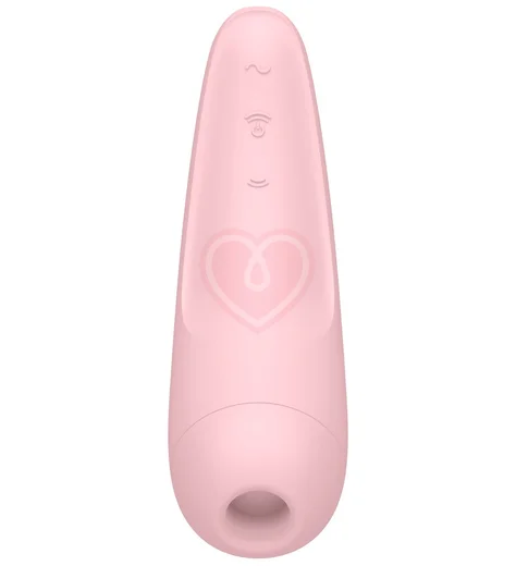 Вакуумный стимулятор с приложением Satisfyer Curvy 2+ розовый фото 2