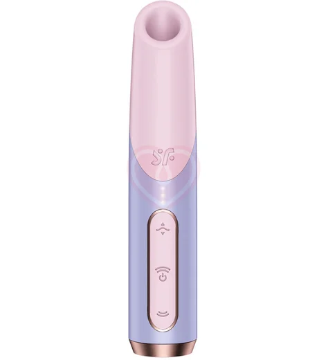 Вакуумно-волновой клиторальный стимулятор помада Satisfyer Bold Kiss розово-фиолетовый фото 1