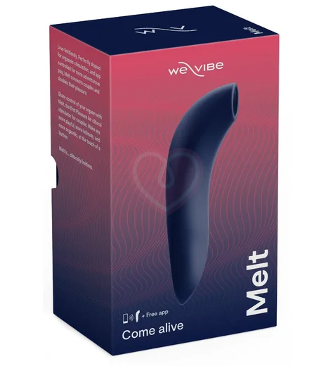 Вакуумный стимулятор для пар We-Vibe Melt синий фото 2