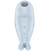 Вакуумно-волновой вибростимулятор Satisfyer Seal You Soon голубой