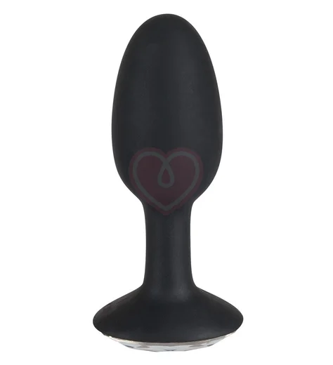 Силиконовая анальная пробка с кристаллом Diamond размер S фото 2