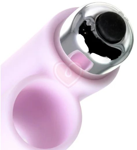 Вибронасадка на палец для клиторальной стимуляции Jos Nova розовая фото 7