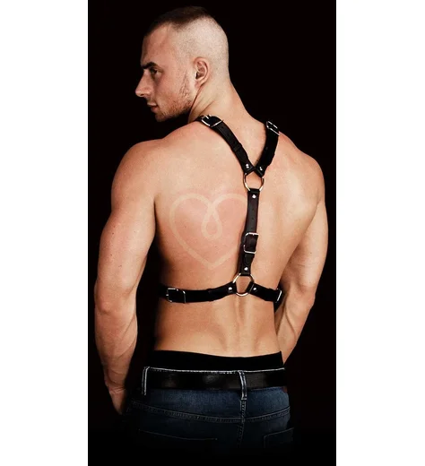 Мужская портупея Ouch! Thanos Chest Centerpiece чёрная фото 3