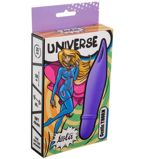 Мини-вибратор Universe Gentle Thorn фиолетовый фото 3
