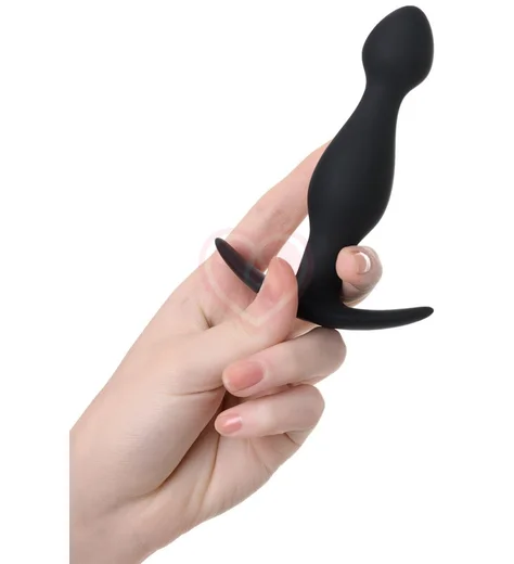 Анальная пробка ToyFa A-Toys размер S чёрная фото 2