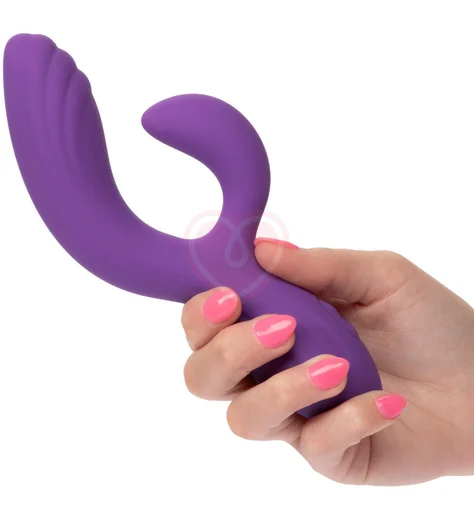 Вибратор с клиторальным кончиком Stella Liquid Silicone C Curve фото 3