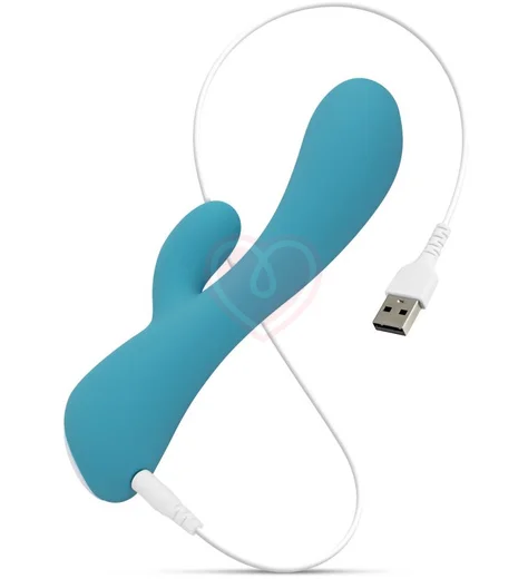 Вибратор кролик Cala Azul Martina Rabbit голубой фото 8