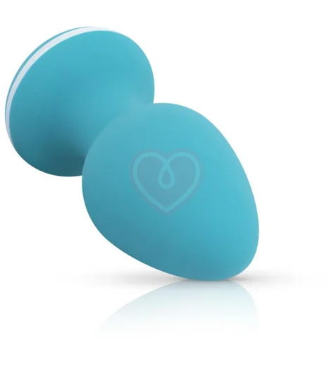 Анальная пробка с вибрацией Cala Azul Blanca Anal Plug голубая фото 6