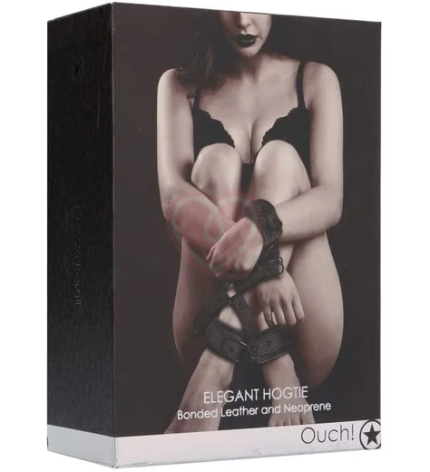 Крестообразные наручники для рук и ног Ouch! Elegant Hogtie серые фото 2