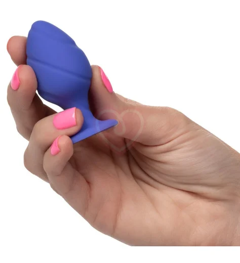 Набор из двух анальных пробок Cheeky синий фото 2