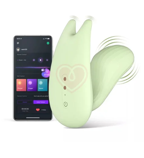 Вибратор Magic Motion Umi с управлением от приложения зеленый фото 4