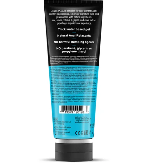 Анальный лубрикант с натуральными релаксантами Jelle Plus 240 мл фото 2