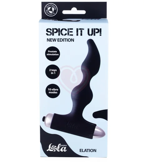 Анальный стимулятор с вибропулей Spice It Up New Edition Elation чёрный фото 2