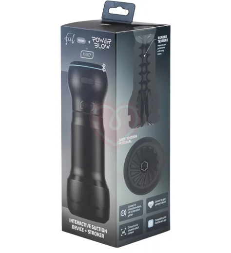 Набор мастурбатор Feel Pocket Stroker и насадка PowerBlow с эффектом всасывания фото 4