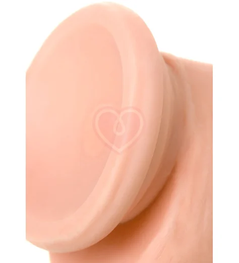 Реалистичный вибратор на присоске с пультом RealStick Elite Alfonso телесный фото 3