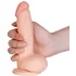 Реалистичный вибратор на присоске с пультом RealStick Elite Alfonso телесный фото 11