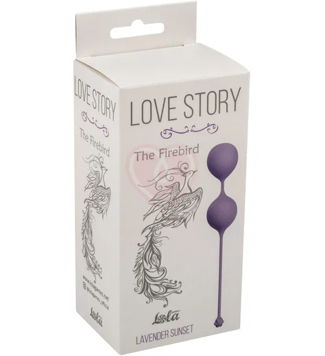 Вагинальные шарики Love Story The Firebird фиолетовые фото 2