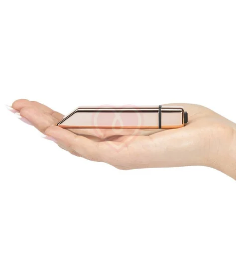 Золотой вибратор Rocks Off Bamboo фото 3