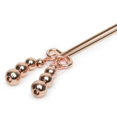 Металлические зажимы для сосков и клитора Fifty Shades Freed All Sensation золотые фото 5