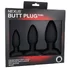 Набор анальных пробок Nexus Butt Plug Trio фото 2