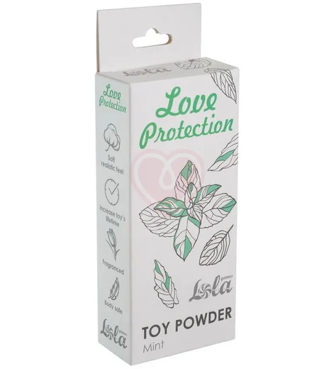 Пудра для игрушек ароматизированная Love Protection Мята 15 г фото 2