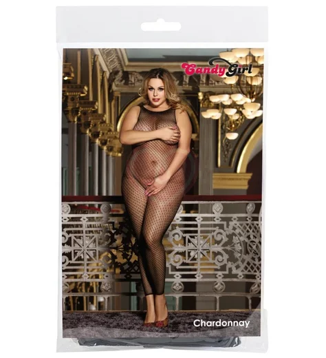 Костюм с сетчатым узором Chardonnay чёрный фото 3