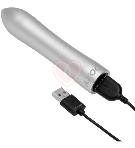 Мини-вибратор Doxy Bullet серебряный фото 3