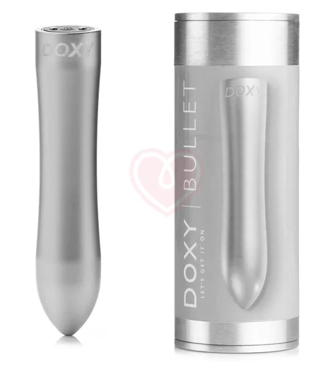 Мини-вибратор Doxy Bullet серебряный фото 4