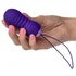 Виброяйцо ThrustMe с пульсацией и пультом управления фиолетовое фото 2