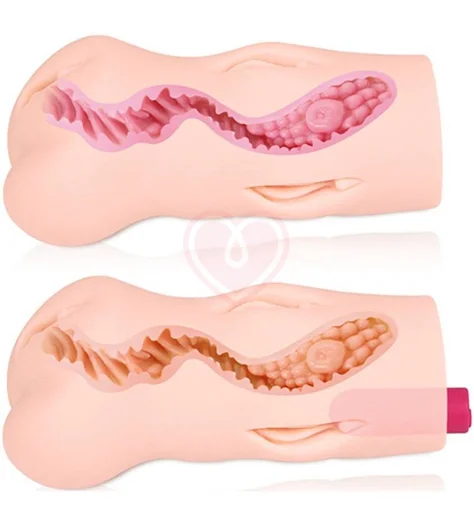 Мастурбатор вагина с реалистичным рельефом Kokos Dream Auto с вибрацией фото 3