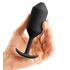 Утяжелённая анальная пробка для ношения b-Vibe Snug Plug 3 средняя чёрная фото 5