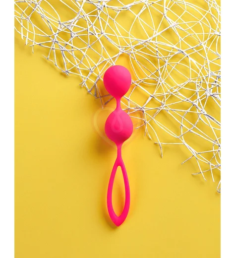 Вагинальные шарики ToyFa A-Toys розовые фото 3