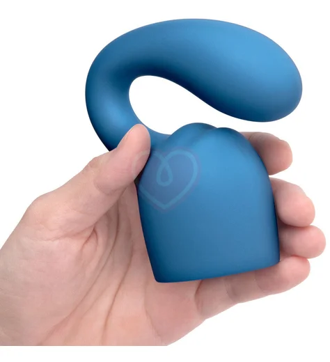 Насадка с утяжелённым кончиком для массажёра Le Wand Petite Glider синяя фото 3