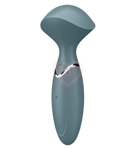 Мини-вибромассажер Satisfyer Mini Wand-er серый фото 2