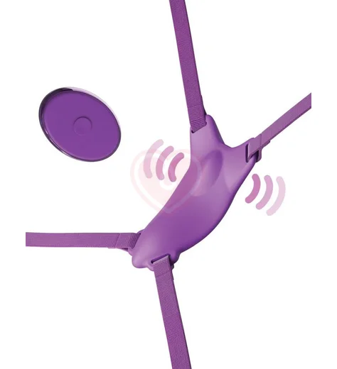 Вибратор-бабочка с пультом управления Ultimate Butterfly фиолетовая фото 4