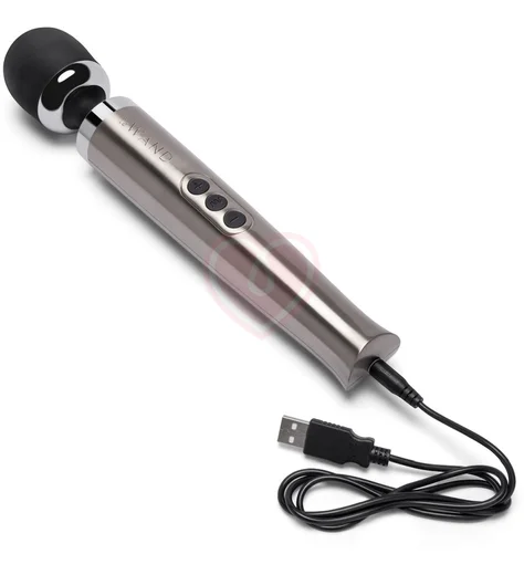 Вибромассажёр Le Wand Die Cast серебряный фото 5