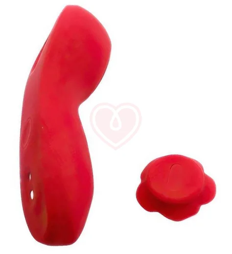 Вибратор Magic Motion Funtown Caleo для ношения красный фото 4