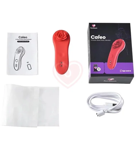 Вибратор Magic Motion Funtown Caleo для ношения красный фото 11