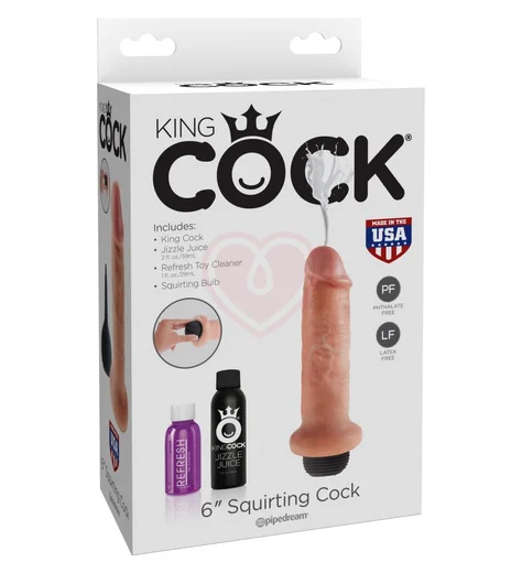 Фаллоимитатор с семяизвержением Squirting Cock 15 см фото 5