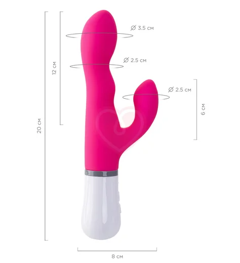Управляемый со смартфона вибратор-кролик Lovense Nora розовый фото 2