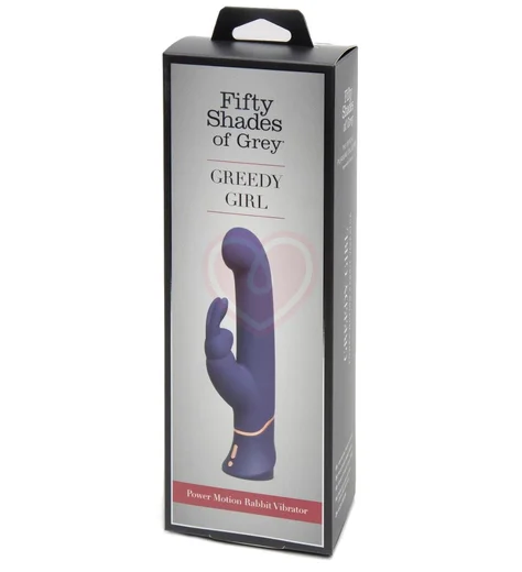 Вибратор с пульсацией '50 оттенков серого' Greedy Girl Power Motion Thrusting фиолетовый фото 2