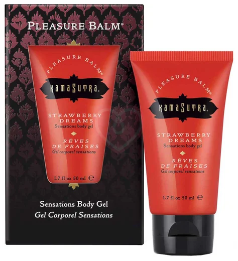Стимулирующий гель KamaSutra Pleasure Balm Sensations Strawberry Dreams Клубника 50 мл фото 2