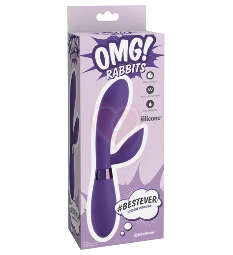 Вибратор с клиторальным стимулятором OMG фото 4