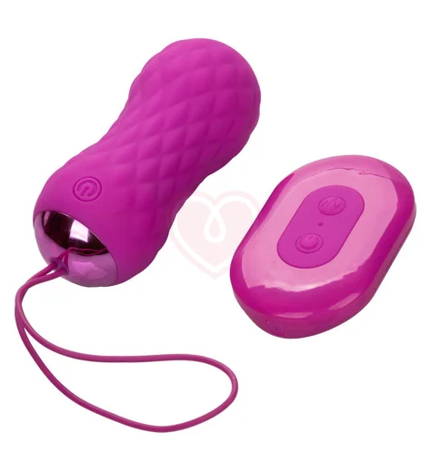 Виброяйцо SpinMe с ротацией и пультом управления розовое фото 3