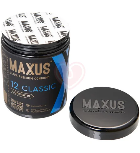Набор классических презервативов Maxus Classic X-Edition 12 шт с кейсом фото 4